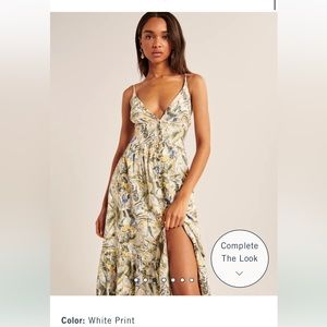 Abercrombie & fitch floral maxi dress